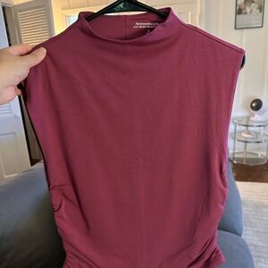 Abercrombie & Fitch Women's Burgundy Blouse